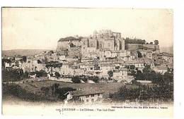 CPA  26 Grignan Le Chateau Vue Generale ,dos Vert ,Paypal - Grignan