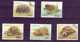 Azerbaidjan YV 215/9 O 1995 Tortues - Turtles