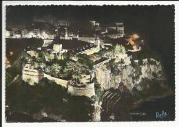 Principauté De MONACO , Le Rocher De MONACO , Vu La Nuit - Mehransichten, Panoramakarten