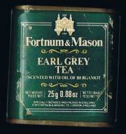 Italia Contenitore Antico Di THE  Vuoto In Metallo - Fortnum & Mason EARL GRAY TEA ( Cm. 5,50 X Cm. 5,50) - Dosen