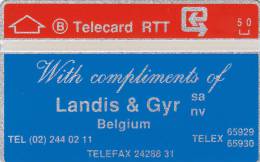 Phonecard Landis & Gyr 810 E (Mint,Neuve) Catalogue 280 Euro Très Rare ! - Senza Chip