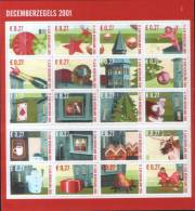 Olanda Pays-Bas Nederland  2001 Foglietto Francobolli Auguri Di Natale  (Decemberzegels)   ** MNH - Ungebraucht