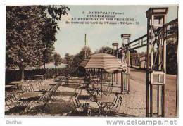 89 MONETEAU - Au Rendez Vous Des Pecheurs - Sa Terrasse Au Bord De L Yonne - Moneteau