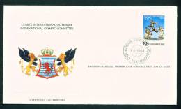 LUXEMBOURG - 1984 Olympics FDC As Scan - FDC