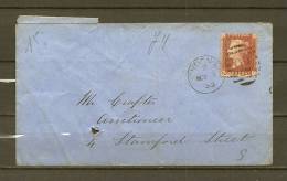 Yvert N° 26 Op Brief Van London Naar London - Cancel 92 - 03/05/1865 (GA6722) - Storia Postale