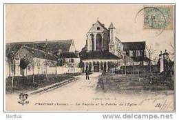 89 PONTIVY - La Facade Et Le Porche De L Eglise - Pontigny