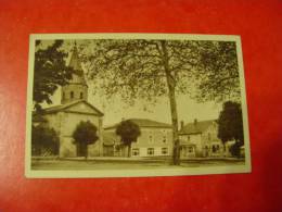 NANTIAT-HAUTE VIENNE-EGLISE ET SALLE DES FETES - Nantiat