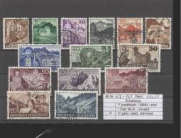 Liechtenstein Gest  156-169 Landschaften  Mi 130,00 - Used Stamps