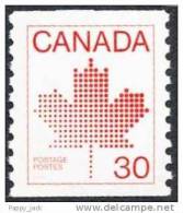 Canada Red Maple Leaf Coil Single 1982 Sc. # 950 MNH - Francobolli In Bobina