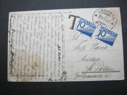 1927, Nachportokarte Aus Italien - Lettres & Documents