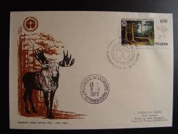 ELCH PARK NARODOWY 1976 FDC CONSEIL DE L´EUROPE CEPT EUROPA PARLAMENT - Covers & Documents