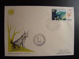 PARK NARODOWY 1976 FDC CONSEIL DE L´EUROPE CEPT EUROPA PARLAMENT - Briefe U. Dokumente