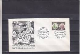 Andorre - Lettre Illustrée De 1964 - Exposition Philatélique Paris 1964 - Storia Postale