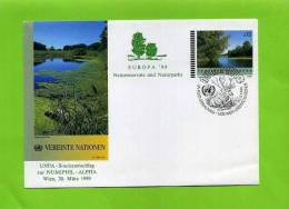 ENTIER POSTAL NATIONS UNIES GIBIER CERF NATURE PARC RESERVE VIENNE - Wild