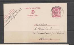 Carte Postale De 1947 De Saint-Gérard à Namur - Cartoline 1934-1951