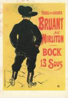 Toulouse Lautrec Bruant Au Mirliton Affiche 1894 - Cabaret