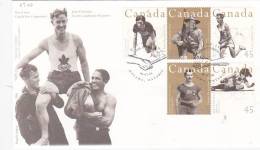 Canada 1996 Sporting Heroes FDC - 1991-2000