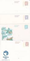 Finland 1981 Nordia 81 Set 4 Unused Postal Cards - Unused Stamps