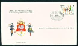 POLAND - 1984 Olympics FDC As Scan - Briefe U. Dokumente