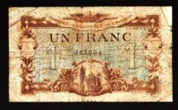 BON-BILLET-MONNAIE CHAMBRE DE COMMERCE DE L'AVEYRON 12 - 1 FRANC N° 317954 ! VENDU EN L'ETAT 2 SCANS - Handelskammer