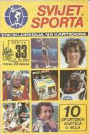 WORLD OF SPORT - TRADING CARDS, Paper From Seria 33, 27.7.1981., Yugoslavia - Autres & Non Classés