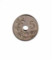 BELGIUM   5  CENTIMES  1921  (KM# 67) - 5 Cents