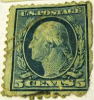 United States 1908 Washington 5c - Used - Used Stamps