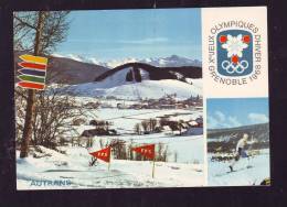 JEUX OLYMPIQUE D`HIVER GRENONOBLE 1968 AUTRANS DISCIPLINES NORDIQUES TREMPLIN, POSTCARD UNUSED - Winter 1968: Grenoble