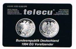 GERMANIA (GERMANY) - DEUTSCHE TELEKOM (CHIP) - 1993 TELECU  O 615  - USED °- RIF. 5608 - Timbres & Monnaies