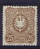Deutschland: Mi  43 I A Not Used (*), No Gum, Signed/signiert - Unused Stamps