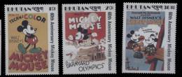 Lot 27 - B8	Bhoutan **  820 à 822 - Mickey - Bhoutan