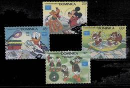 Dominique ** 901 à 904  - Mickey - Dominica (1978-...)