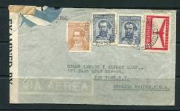 Argentina 1942 Cover Buenos Aires- USA  Censored - Briefe U. Dokumente