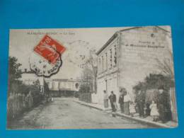 33) Margaux - Médoc - La Gare  - Année  1912 - EDIT - Dando - Margaux