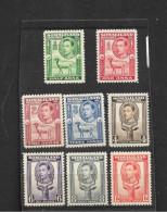 SOMALILAND 1938 SET TO 12a SG 93/100 MAINLY LIGHTLY MOUNTED MINT Cat £75 - Somalilandia (Protectorado ...-1959)