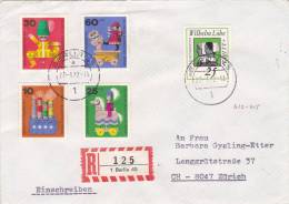 BERLIN, 1972,  Lettre Mi  412-415 710 MiF/1501 - Briefe U. Dokumente