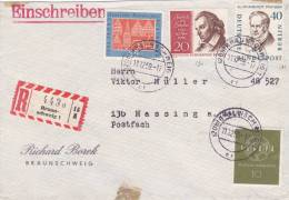 BERLIN, 1959,  Lettre Rec Mi  171-190/1506 - Briefe U. Dokumente