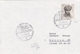 BERLIN, 1968,  Lettre  Mi 306 EF/1531 - Storia Postale