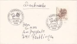 BERLIN, 1970,  Lettre  Mi 331 EF/1537 - Storia Postale