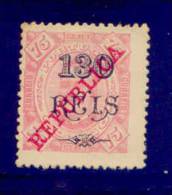 ! ! Congo - 1915 D. Carlos OVP 130 R (pontinhado) - Af. 128 - No Gum - Congo Portuguesa