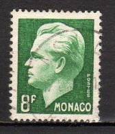 N° 346-  Oblitéré  - Prince Rainier III   -Monaco - Oblitérés