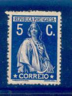 ! ! Portugal - 1912 Ceres 5 C - Af. 212 - No Gum - Neufs