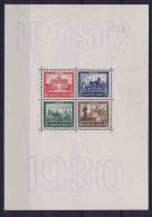 Deutschland: Mi Block 1 MH/* ,  Stamps Are MNH, IPOSTA 1930 - Blocks & Kleinbögen