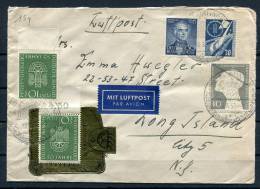 Germany 1953 Cover  Nurtingen-USA  Special Cancel  CV 212 Euro - Brieven En Documenten