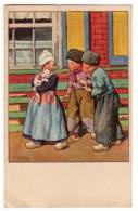 ILLUSTRATORS KARL FEIERTAG CHILDREN PLAYING B.K.W.I. Nr. 235-2 OLD POSTCARD - Feiertag, Karl