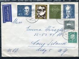 Germany 1960 Cover  Nurtingen-USA  Long Island  CV 70 Euro - Lettres & Documents