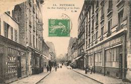 Cpa92 Puteaux Rue Godefroy , La Poste - Puteaux