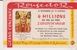 Buvard Librairie Rouge Et Or L'histoire De France - Papierwaren
