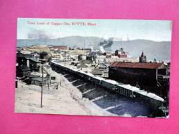 - Montana > Butte Train Load Of Copper Ore  1909 Cancel= =ref 745 - Butte