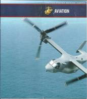 Militaria, USA, United States Marine Corps / Avion De Chasse, Helicoptere / Document Recrutement - Aviazione